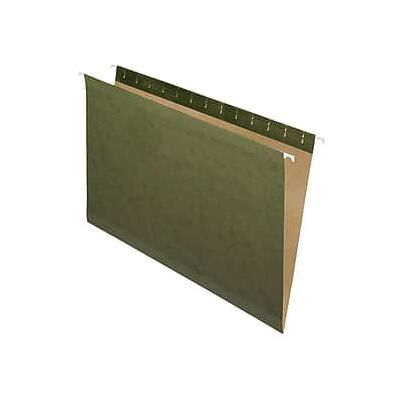 Pendaflex - Hanging File Folders, Straight-Cut Tab, Legal Size, Standard 25/Box - Green Pendaflex - Hanging File Folders, Straight-Cut Tab, Legal Size, Standard 25/Box - Green