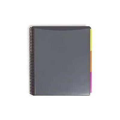 Smead - Letter Size Clear Cover Presentation Book - Gray Smead - Letter Size Clear Cover Presentation Book - Gray