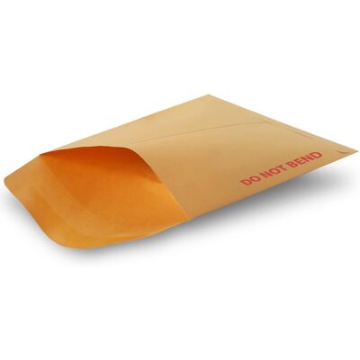 Fosmon - #5 Kraft Gummed Envelopes Mailer "DO NOT BEND" 9.25" x 12" - 100 Pack - Orange Fosmon - #5 Kraft Gummed Envelopes Mailer "DO NOT BEND" 9.25" x 12" - 100 Pack - Orange