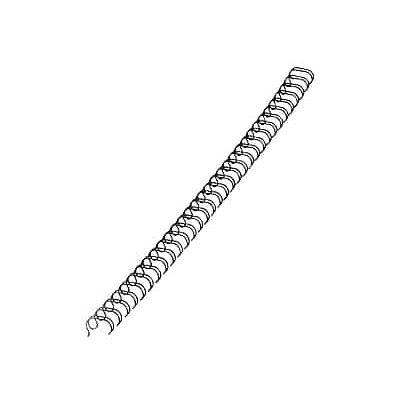 Fellowes - 1/2" Metal Wire Binding Spine, 100 Sheet Capacity, 25/Pack - Black Fellowes - 1/2" Metal Wire Binding Spine, 100 Sheet Capacity, 25/Pack - Black