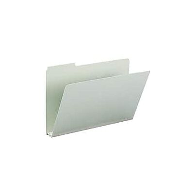 Smead - 60% Recycled Heavy Duty File Folder, 1/3-Cut Tab, Legal Size, 25/Box - Gray/Green Smead - 60% Recycled Heavy Duty File Folder, 1/3-Cut Tab, Legal Size, 25/Box - Gray/Green