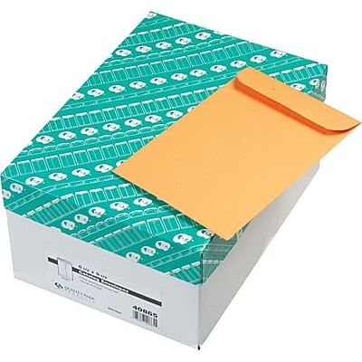 Quality Park - Gummed Catalog Envelope, 6 1/2" x 9 1/2", 500/Box - Kraft Quality Park - Gummed Catalog Envelope, 6 1/2" x 9 1/2", 500/Box - Kraft