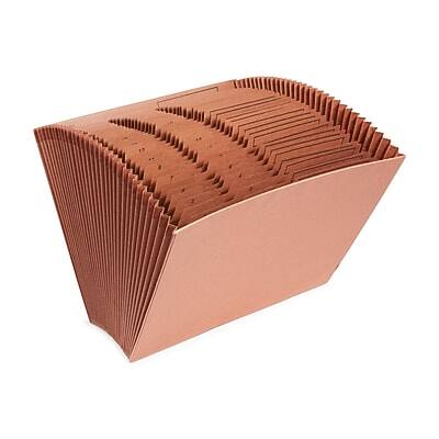 Staples - Accordion File, Numerical Index, 31-Pocket, Letter Size - Brown Staples - Accordion File, Numerical Index, 31-Pocket, Letter Size - Brown