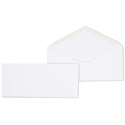 Staples - #10 Business Envelopes, 4 1/8" x 9 1/2", 500/Box - White Staples - #10 Business Envelopes, 4 1/8" x 9 1/2", 500/Box - White