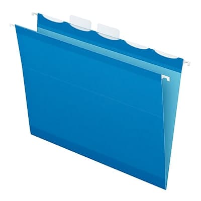 Pendaflex - Ready-Tab Premium Reinforced Hanging File Folder, 5-Tab, Letter, 25/Box - Blue Pendaflex - Ready-Tab Premium Reinforced Hanging File Folder, 5-Tab, Letter, 25/Box - Blue