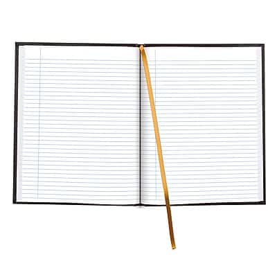 Blueline - Executive Hardcover Journal, 8.5" x 10.75", College Ruled, 150 Pages - Black Blueline - Executive Hardcover Journal, 8.5" x 10.75", College Ruled, 150 Pages - Black