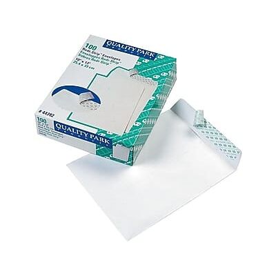 Quality Park - Redi-Strip Catalog Envelopes, 10" x 13", 100/Box - White Wove Quality Park - Redi-Strip Catalog Envelopes, 10" x 13", 100/Box - White Wove