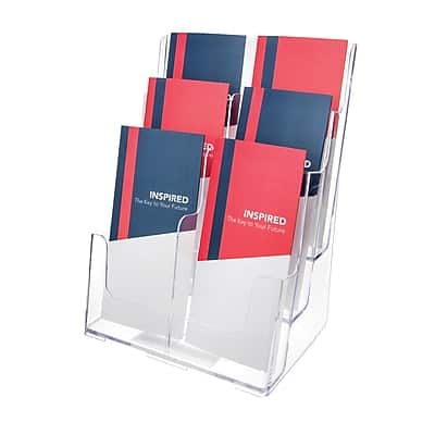 Staples - Literature Holder, 9" x 13.75" Plastic - Clear Staples - Literature Holder, 9" x 13.75" Plastic - Clear