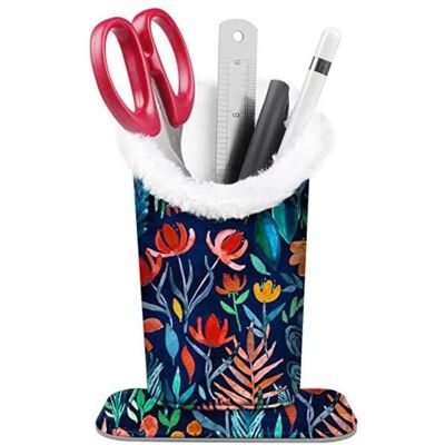 Kitcheniva - PU Leather Plush Lined Eyeglasses Protective Cover Holder Magnetic Stand Desk Organizer - Jungle Night Kitcheniva - PU Leather Plush Lined Eyeglasses Protective Cover Holder Magnetic Stand Desk Organizer - Jungle Night