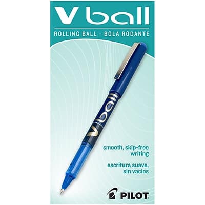 Pilot - VBall Rollerball Pens, Fine Point, Dozen - Black Ink Pilot - VBall Rollerball Pens, Fine Point, Dozen - Black Ink