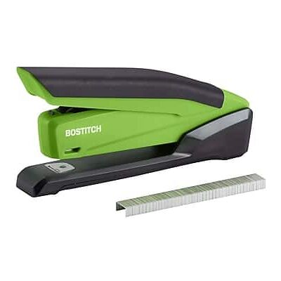 Bostitch - InPOWER 20 Reduced-Effort Desktop Stapler, 20-Sheet Capacity, Staples Included - Green/Black Bostitch - InPOWER 20 Reduced-Effort Desktop Stapler, 20-Sheet Capacity, Staples Included - Green/Black
