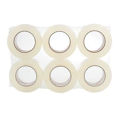 Staples - Ultra Heavy Duty Shipping Tape with Hot Melt Adhesive, 1.88" x 110 Yds, 6/Rolls - Clear Staples - Ultra Heavy Duty Shipping Tape with Hot Melt Adhesive, 1.88" x 110 Yds, 6/Rolls - Clear