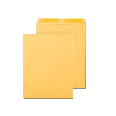 Staples - Gummed Kraft Catalog Envelopes, 12" x 15.5", 100/Box - Brown Staples - Gummed Kraft Catalog Envelopes, 12" x 15.5", 100/Box - Brown