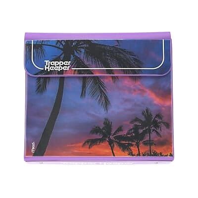 Mead - Trapper Keeper 1" 3-Ring Non-View Binder - Palm Trees Mead - Trapper Keeper 1" 3-Ring Non-View Binder - Palm Trees
