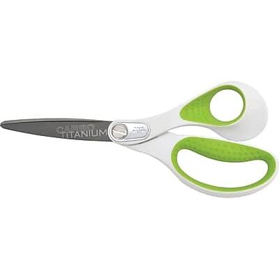 Westcott - CarboTitanium 8" Straight Scissors - White Westcott - CarboTitanium 8" Straight Scissors - White