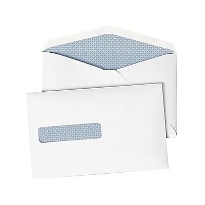 Quality Park - Gummed Security Tinted Business Envelopes, 6" x 9 1/2", 500/Pack - White Quality Park - Gummed Security Tinted Business Envelopes, 6" x 9 1/2", 500/Pack - White