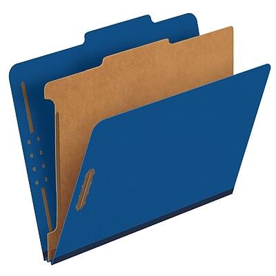 Pendaflex - Pressboard Classification Folder, 1-Dividers, 1 3/4" Expansion, Letter Size, 10/Box - Dark Blue Pendaflex - Pressboard Classification Folder, 1-Dividers, 1 3/4" Expansion, Letter Size, 10/Box - Dark Blue