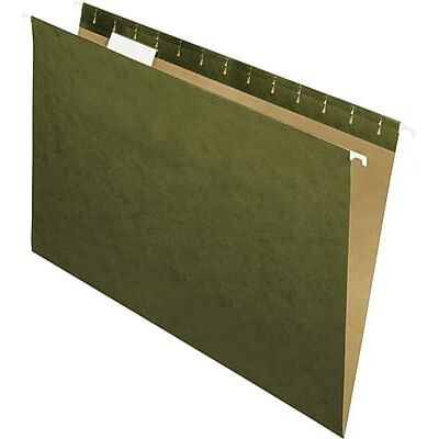 Pendaflex - Hanging File Folders, 1/5 Tab, Legal, Standard 25/Box - Green Pendaflex - Hanging File Folders, 1/5 Tab, Legal, Standard 25/Box - Green