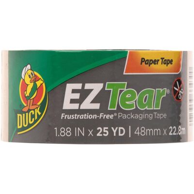 Duck - EZ Tear 1.88 in. W X 25 yd L Packaging Tape Duck - EZ Tear 1.88 in. W X 25 yd L Packaging Tape