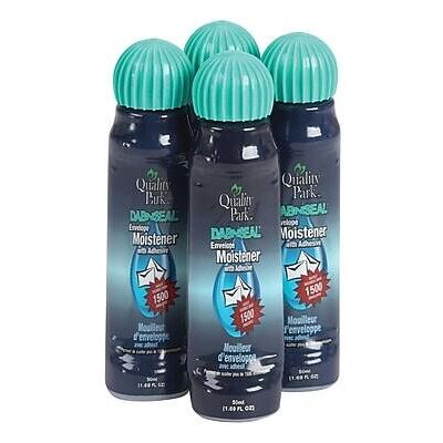 Quality Park - Dab-N-Seal 1.69 oz. Envelope Moistener, 4/Pack - Blue Quality Park - Dab-N-Seal 1.69 oz. Envelope Moistener, 4/Pack - Blue