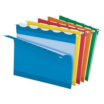 Pendaflex - Ready-Tab 5-Tab Reinforced Hanging File Folders, Letter Size, 25/Box - Multicolor Pendaflex - Ready-Tab 5-Tab Reinforced Hanging File Folders, Letter Size, 25/Box - Multicolor