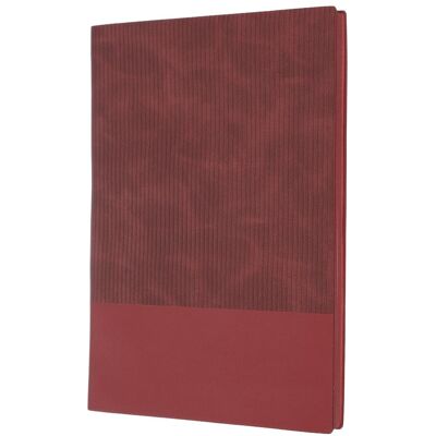 Unique Bargains - Hardcover Leather Lined Journal, 100 Pages 8.3x5.7" A5 Lined Diary Notebook for Office Home Writing - Red Unique Bargains - Hardcover Leather Lined Journal, 100 Pages 8.3x5.7" A5 Lined Diary Notebook for Office Home Writing - Red