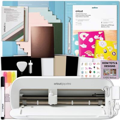 Cricut - Joy Xtra with Printable Sticker Paper and Cards Bundle Cricut - Joy Xtra with Printable Sticker Paper and Cards Bundle