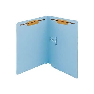 Smead - Shelf-Master Recycled Reinforced Classification Folder, 3/4" Expansion, Letter Size, 50/Box - Blue Smead - Shelf-Master Recycled Reinforced Classification Folder, 3/4" Expansion, Letter Size, 50/Box - Blue