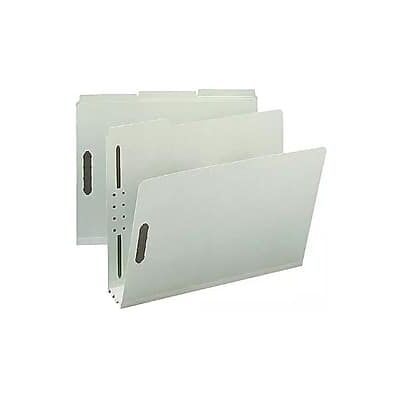 Smead - Recycled Pressboard Fastener Folders, Letter, , 3" Exp., Gray-Green, 25/Box - Gray/Green Smead - Recycled Pressboard Fastener Folders, Letter, , 3" Exp., Gray-Green, 25/Box - Gray/Green