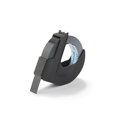 Dymo - Embossing 520109 Label Maker Tape, 3/8" x 12', (520109) - White On Black Dymo - Embossing 520109 Label Maker Tape, 3/8" x 12', (520109) - White On Black