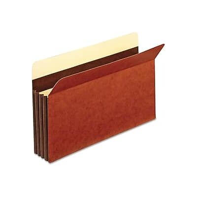 Pendaflex - 10% Recycled Heavy Duty Reinforced File Pocket, 3 1/2" Expansion, Legal Size, 25/Box - Brown Pendaflex - 10% Recycled Heavy Duty Reinforced File Pocket, 3 1/2" Expansion, Legal Size, 25/Box - Brown