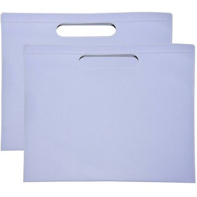 Unique Bargains - 2pcs Leather Folder, 13.3x12.6" Magnetic Leather Document Holder PU Pouch Bag Portfolio Organizer Waterproof - Purple Unique Bargains - 2pcs Leather Folder, 13.3x12.6" Magnetic Leather Document Holder PU Pouch Bag Portfolio Organizer Waterproof - Purple