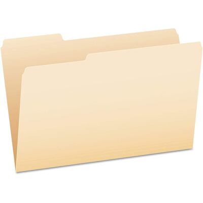 Tops Business Forms - Manila File Folders, 1/3-Cut Tabs: Assorted, Legal Size, 0.75" Expansion, Manila, 100/Box Tops Business Forms - Manila File Folders, 1/3-Cut Tabs: Assorted, Legal Size, 0.75" Expansion, Manila, 100/Box