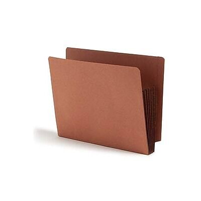 Smead - Recycled Reinforced File Pocket, 5" Expansion, Letter Size, 10/Box - Dark Brown/Redrope Smead - Recycled Reinforced File Pocket, 5" Expansion, Letter Size, 10/Box - Dark Brown/Redrope