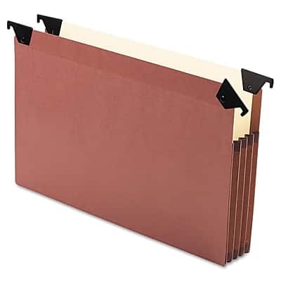 Pendaflex - Premium Reinforced Letter Size, Expanding File With 3 1/2" Expansion, Redrope, 5/Box - Brown Pendaflex - Premium Reinforced Letter Size, Expanding File With 3 1/2" Expansion, Redrope, 5/Box - Brown