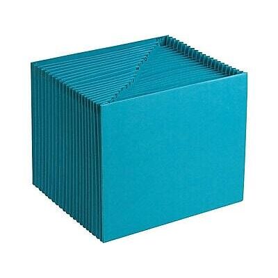 Smead - Expanding File, A-Z Index, Letter Size, 21-Pocket - Teal Smead - Expanding File, A-Z Index, Letter Size, 21-Pocket - Teal