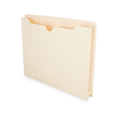 Staples - Reinforced File Jacket, 2" Expansion, Letter Size, 50/Box - Manila Staples - Reinforced File Jacket, 2" Expansion, Letter Size, 50/Box - Manila
