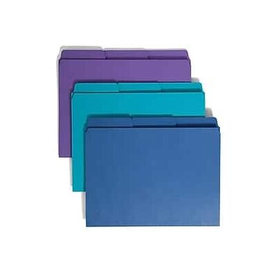 Smead - SuperTab Organizer File Folder, Oversized 1/3-Cut Tab, Letter, 3/Pack - Assorted Colors Smead - SuperTab Organizer File Folder, Oversized 1/3-Cut Tab, Letter, 3/Pack - Assorted Colors