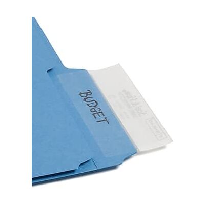Smead - Seal & View Label Protectors, 3-1/2" x 1-11/16", 100/Pack - Clear Smead - Seal & View Label Protectors, 3-1/2" x 1-11/16", 100/Pack - Clear