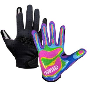 Battle Sports - Doom Speed Receiver Football Glove, "Heat Map", Adult, L - Black Battle Sports - Doom Speed Receiver Football Glove, "Heat Map", Adult, L - Black