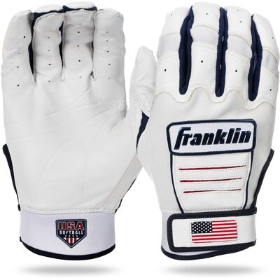 Franklin Sports - USA Softball CFX Pro Fastpitch Batting Gloves - Multicolor Franklin Sports - USA Softball CFX Pro Fastpitch Batting Gloves - Multicolor