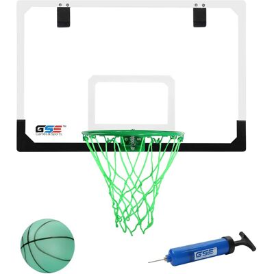 GSE Games & Sports Expert - 24" x 16" Over-The-Door Pro Basketball Hoop with Basketball & Pump, Mini Basketball Hoop Set(Glow in the Dark) GSE Games & Sports Expert - 24" x 16" Over-The-Door Pro Basketball Hoop with Basketball & Pump, Mini Basketball Hoop Set(Glow in the Dark)