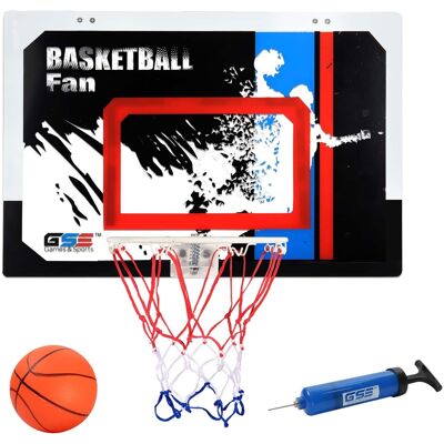 GSE Games & Sports Expert - 24" x 16" Over-The-Door Pro Basketball Hoop with Basketball & Pump, Basketball Hoop Set(Dunk) GSE Games & Sports Expert - 24" x 16" Over-The-Door Pro Basketball Hoop with Basketball & Pump, Basketball Hoop Set(Dunk)