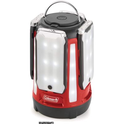 Coleman - Quad Panel 800L LED Lantern, Outdoor Camping Light with 4 Panels and USB Coleman - Quad Panel 800L LED Lantern, Outdoor Camping Light with 4 Panels and USB