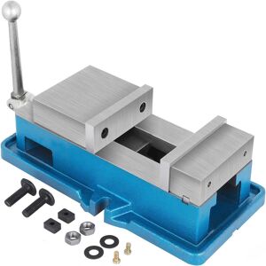 VEVOR - 5" Super-Lock Vise For NC/CNC Machines Bench Clamp Vise High Precision, Vise Clamp Vice CNC Vise Lockdown Vise Drilling - Silver VEVOR - 5" Super-Lock Vise For NC/CNC Machines Bench Clamp Vise High Precision, Vise Clamp Vice CNC Vise Lockdown Vise Drilling - Silver