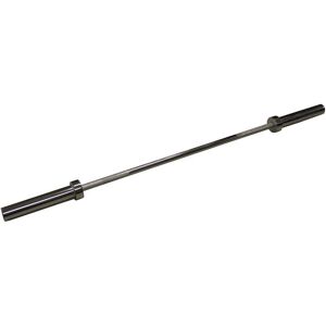 Amber Sporting Goods - Olympic Barbell 60”, 300lb Capacity, Plated with Rotating Sleeves - Chrome Amber Sporting Goods - Olympic Barbell 60”, 300lb Capacity, Plated with Rotating Sleeves - Chrome