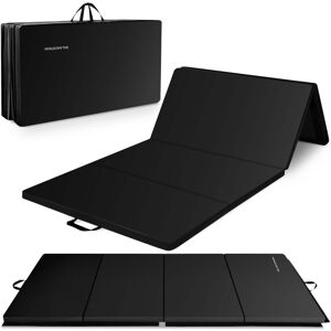 BalanceFrom Fitness - 120 x 48" All Purpose Folding Gymnastics Exercise Mat - Black BalanceFrom Fitness - 120 x 48" All Purpose Folding Gymnastics Exercise Mat - Black