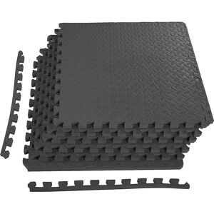 Everyday Essentials - BalanceFrom Fitness 24 Sq Ft Interlocking EVA Foam Exercise Mat Tiles - Black Everyday Essentials - BalanceFrom Fitness 24 Sq Ft Interlocking EVA Foam Exercise Mat Tiles - Black