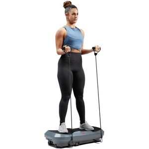 Sunny Health & Fitness - 3D Vibration Plate Exercise Machine for Full-Body Toning with 16 Speed Levels, 3 Vibration Modes & Resistance Bands - Gray Sunny Health & Fitness - 3D Vibration Plate Exercise Machine for Full-Body Toning with 16 Speed Levels, 3 Vibration Modes & Resistance Bands - Gray