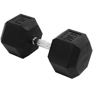 Signature Fitness - Hex Single Dumbbell Strength Training Workout Equipment, 70 lb - Black Signature Fitness - Hex Single Dumbbell Strength Training Workout Equipment, 70 lb - Black
